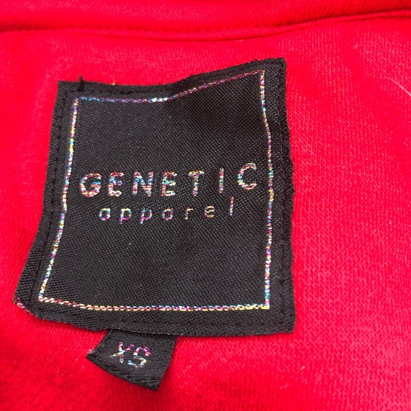Genetic Apparel Red and White Cowl Neck Sweater with Soft Texture- xs- used - Picture 4 of 7